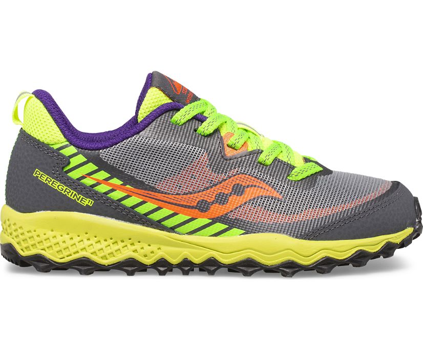 Tenis Saucony Peregrine 11 Shield Niños Amarillos Grises Verdes Claro | México 895AHKP
